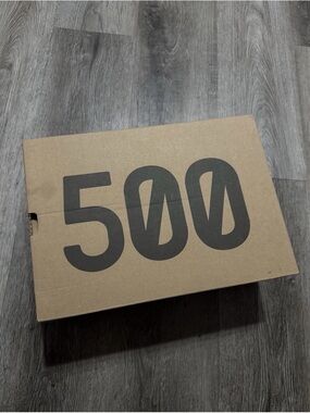adidas Yeezy 500 Box – Tan with Black Print